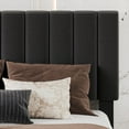 thumbnail image 3 of EDTara Large Upholstered Bed Frame with Storage Drawers, Adjustable Headboard, Velvet Platform with Wooden Slats, No Box Spring Needed, 3 of 9