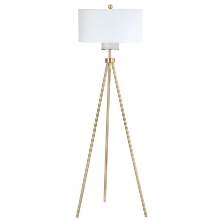Safavieh Enrica 66 in. H Glam Floor Lamp, Brass Gold