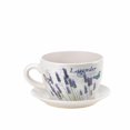 thumbnail image 1 of Eastwind Gifts 10016209 Lavender Fields Teacup Planter, 1 of 3