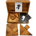 thumbnail image 3 of Juego de Tangram lógico con cartas de juego, juego de rompecabezas de madera, 3 of 5