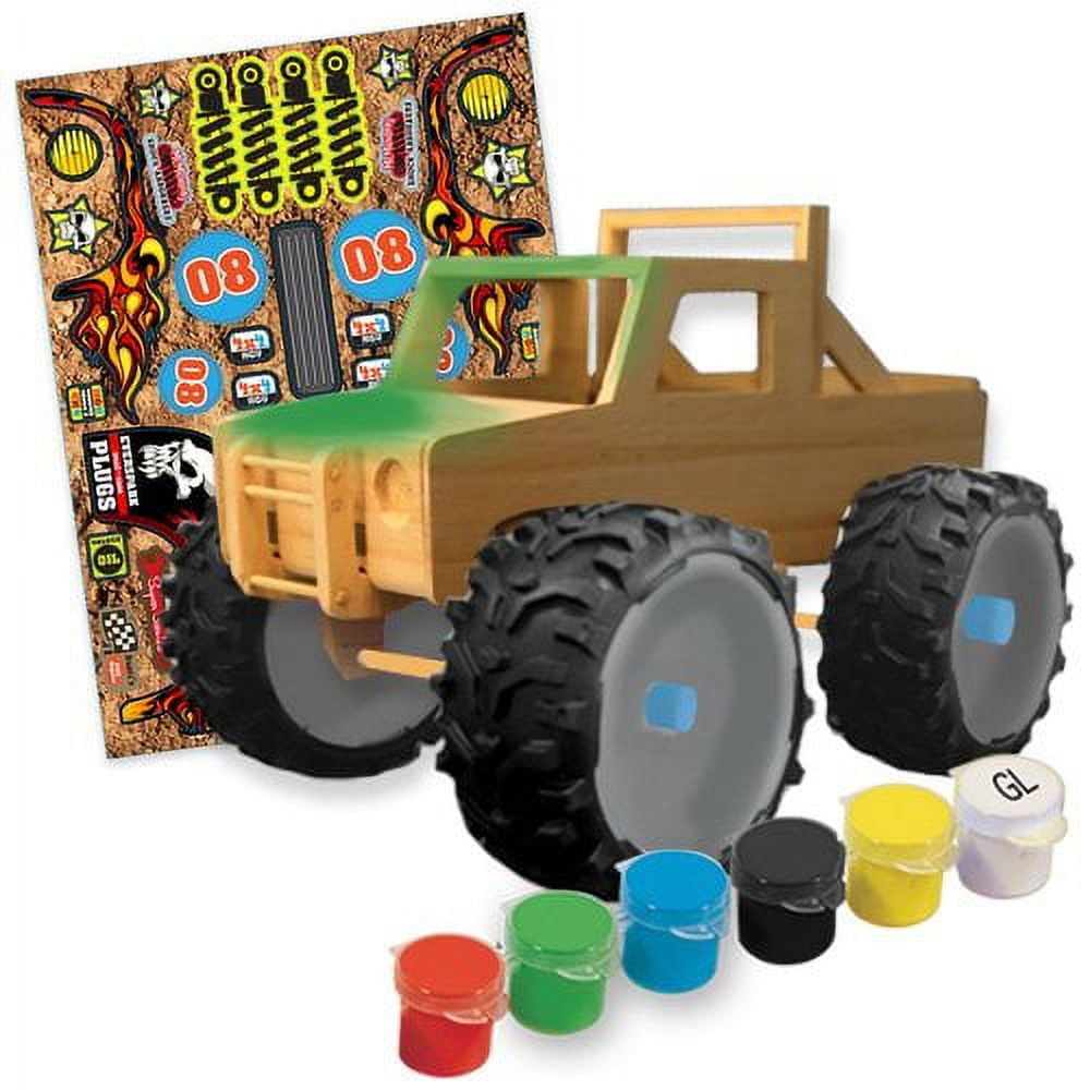 Build Your Own Monster Trucks Sticker Book — Boing! Toy Shop