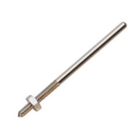 Threaded Mandrel, with Nut, 3/32 Inch