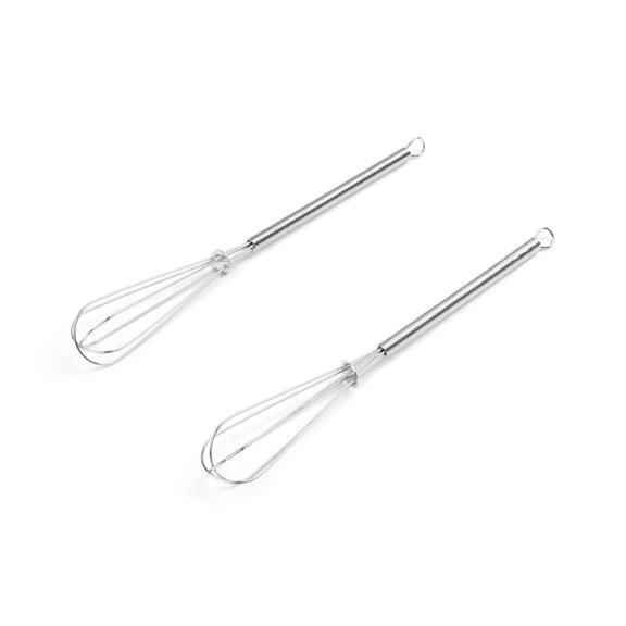 Fox Run Set of 2 Chrome 7-Inch Mini Whisks