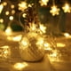 thumbnail image 4 of Cadena de luces LED de Navidad, cortina de luces de hadas parpadeantes de copo de nieve, impermeable para fiesta de vacaciones, boda, decoración del hogar de Navidad, 4 of 4
