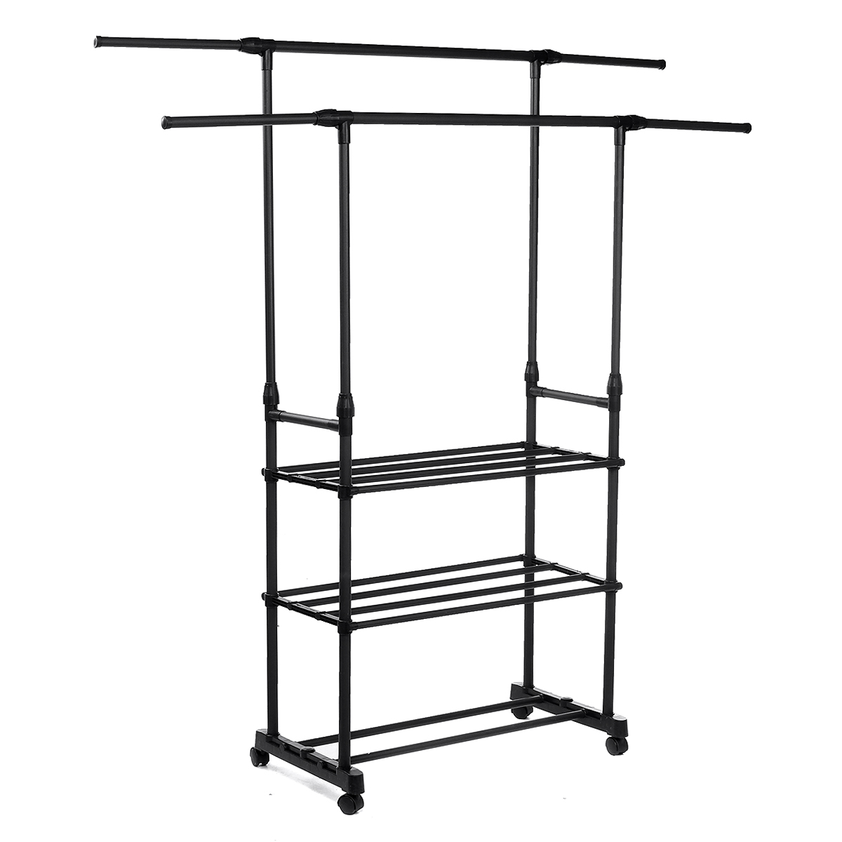 Las II – Double Rail Clothes Rack