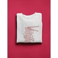 thumbnail image 3 of Noodle Lineart Colorless Sweatshirt Women -Smartprints Designs, Female 3X-Large, 3 of 4