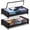 Black Square, variant on 2Pack XXL Underbed Storage Containers with Wheels, 17.17gal, Rolling Organizer for Bedroom & Dorm, Ideal for Clothes, Bedding, Shoes, Blankets & Books