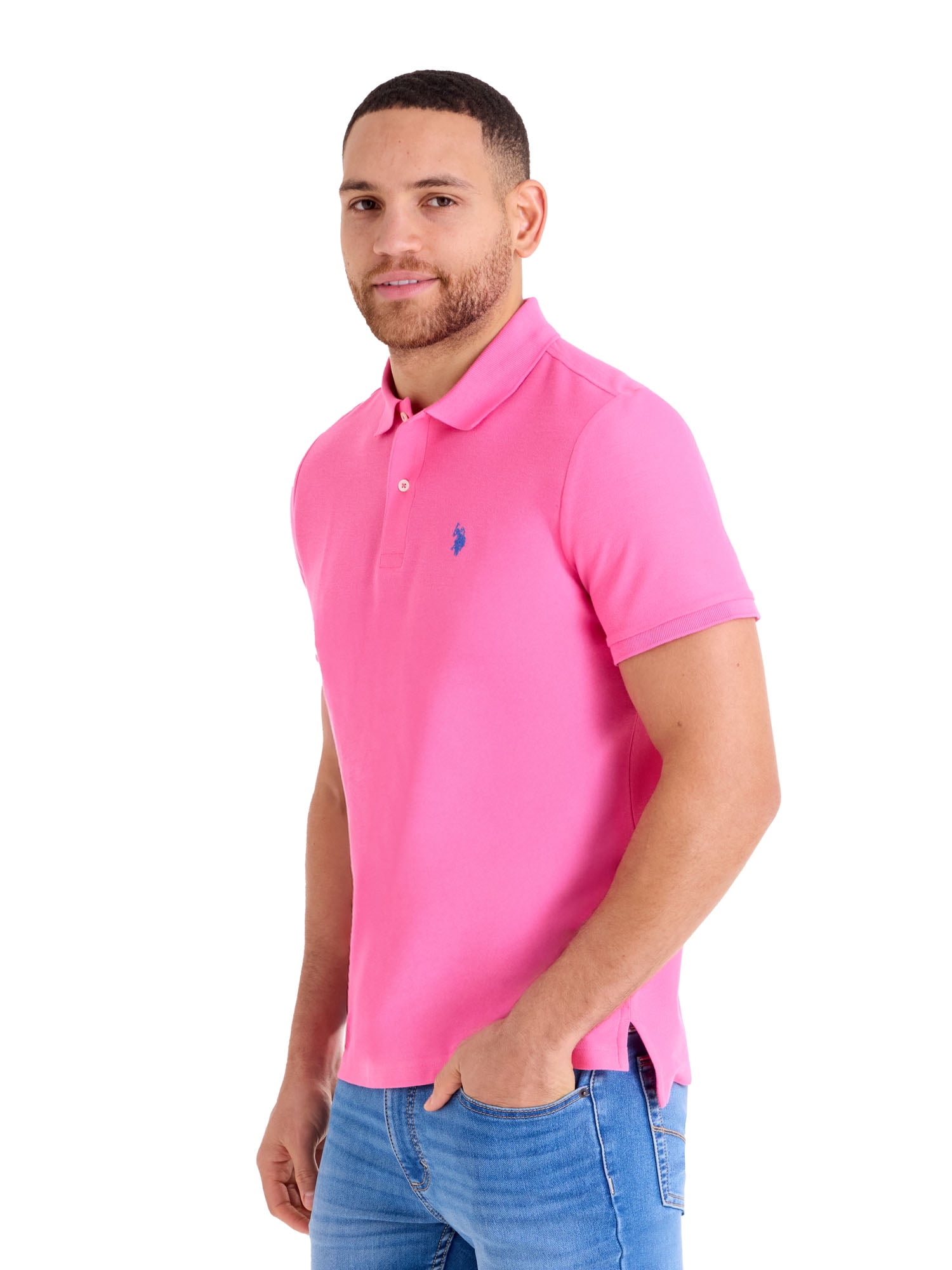 U.S. Polo Assn. Men's Performance Pique Polo Shirt