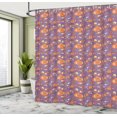 thumbnail image 4 of Ambesonne Submarine Shower Curtain, Abstract Colorful Marine, 69"Wx75"L, Multicolor, 4 of 4