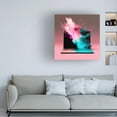 thumbnail image 2 of Canvas Wall Art - Sasha 'Power Up' Wall Art for Living Room, Bedroom, or Office Décor by Trademark Fine Art - 14 x 14 Inches, 2 of 4