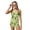 Pickles, variant on POLERO Big Girls Two Piece Swim Set Tankini with Shorts Boyshort Removable Bra Pads Fruit Plaid Print Sun Protection