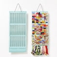 thumbnail image 4 of Bow Holder For Girls Hair Bows Clips Large Capacity Wall Mount Organizer With Hanging Rope For Sorting Hair Accessories Bedroom Wall Display (Cyan), 4 of 6