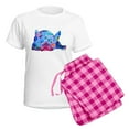 thumbnail image 5 of CafePress - French Bulldog Frenchies Women's Light Pajamas - Women's Short Sleeve Print T-Shirt and Pants Light Cotton Pajama Set, 5 of 7