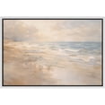thumbnail image 6 of Framed Canvas Print Beach Wall Art Coastal Decorative for Living Room Bedroom - 24"x36" WHITE, 6 of 8