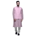 thumbnail image 1 of Atasi Ensemble Kurta Pyjama Ethnique Classique à Manches Longues Imprimé pour Hommes Tenue Décontractée, 1 of 5