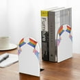 thumbnail image 5 of Naloa LGBT Gnomes 2 Pcs Bookend Large Capacity Office Book Ends for Home Office Library School Study Decoration, 5 of 8