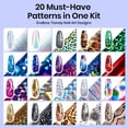 thumbnail image 2 of Kit para decoración de uñas Beetles Nail Foil Transfer, 20 unidades+30 ml de pegamento, 2 of 6