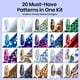 thumbnail image 2 of Kit para decoración de uñas Beetles Nail Foil Transfer, 20 unidades+30 ml de pegamento, 2 of 6