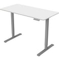 thumbnail image 5 of Flexispot 55" x 28" Home Office Height Adjustable Standing Desk Memory Programmable Presets Computer Desk Gray Frame White Topboard, 5 of 8