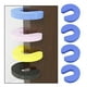thumbnail image 5 of Paquete de 4 protectores de puerta de seguridad para niños, tope de puerta, tope de puerta azul, 5 of 9