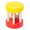 thumbnail image 1 of Agiferg Musical Instruments Toys 1PC Wooden Musical Instruments Toys Color Cage Hand One Bells, 1 of 1