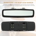 thumbnail image 4 of TABLZONE Car Rearview Mirror Rhinestone Ornaments Set, Stylish Auto Decoration Accessories, 10.8 x 3.3 Inches, 1 Piece, 4 of 6