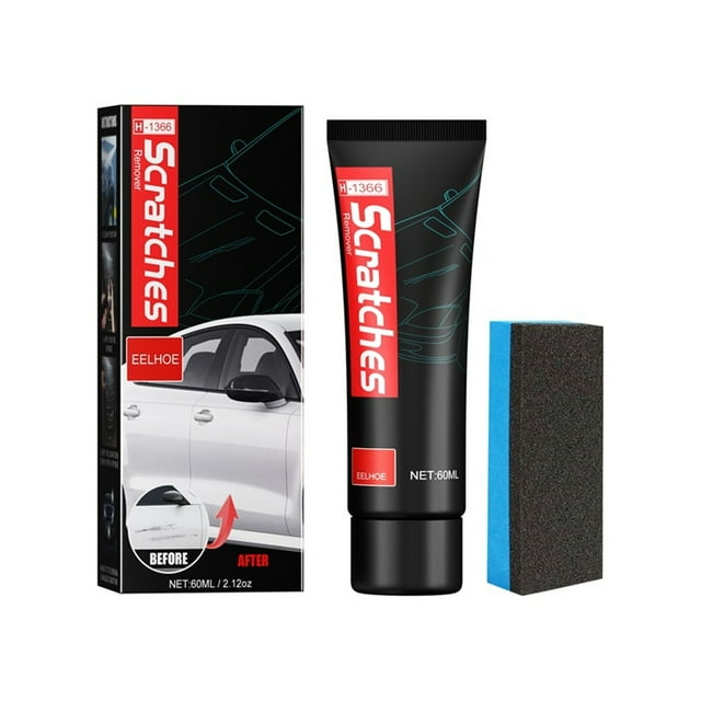 Trousse de Retrait des Égratignures de Voiture 60 ml, Trousse de Réparation des Égratignures de Voiture 2023 la Plus Récente, Dissolvant d'Égratignures de Voiture pour Égratignures, Égratignures de Voiture, Nettoyant pour Voiture