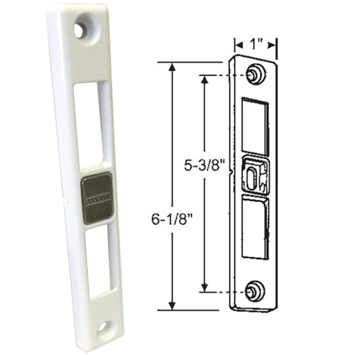 Patio Door Keeper For Dual Point Mortise Lock Works On Milgard Doors Com - Sliding Patio Door Handle Set For Milgard
