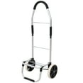 thumbnail image 5 of 40L Foldable Shopping Trolley with Wheels & Removable Waterproof Oxford Bag, 88lbs Load Capacity, Portable Cart for Grocery/Market/Travel, Black, 5 of 10