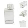 Plastic Laundry Washing Up Powder Container Soap Detergents Storage Box