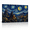 C, variant on XaaKee Celestial Fox Art Prints Canvas Wall Art Dreamy Cosmos Canvas Prints Wall Art Inner Framed 18*12Inch