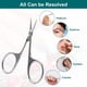 thumbnail image 5 of Manicure Scissors, Extra Fine Eyebrow Scissors for Grooming, Curved Blade Nail Scissors Precise Pointed Tip Grooming Kit for Eyebrow, Eyelash, Trim Nail and Dry Skin, 5 of 5