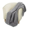 thumbnail image 1 of hometrends Quilted Sherpa Throw, 1 of 2