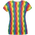 thumbnail image 1 of LGBT Jester Gay Pride Parade Costume All Over Womens T Shirt Multi LG, 1 of 2