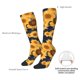 thumbnail image 4 of Fotbe Navy Blue Plaid Sunflower Calcetas Divertidas Estampadas para Hombre y Mujer, Calcetas de Algodón hasta la Rodilla para Caminar, Correr, Enfermería y Embarazo, 4 of 6
