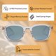 thumbnail image 4 of Gafas de Sol KIAURA Lautner Premium UV400 Polarizadas Oro Cristal, 4 of 9