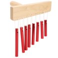 thumbnail image 4 of Carillones De Mesa, Tubo De Campana De Viento 8 Barras Con Mazo Para Decoración Para Niños Ccdes Rojo, 4 of 8