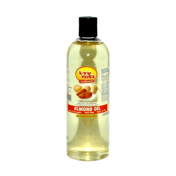 Verka 100 % Pure Almond Oil, 500 mL