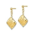 thumbnail image 4 of 14K Yellow Gold Dangle Post Earrings, 4 of 4