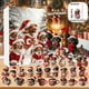 thumbnail image 5 of Calendario de escritorio con bolas decorativas, calendario de cuenta regresiva para Navidad, bonita decoración acrílica, caja de regalo para familiares y amigos, calendario, suministros para profesore, 5 of 5