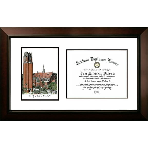 University of Florida, the Tower 11.5" x 16" Legacy Scholar