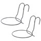 thumbnail image 1 of DEEPCRAFF 2Ud Soporte Negro De Hierro Para Macetas Colgante Con Resistente, 1 of 7