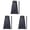 A*3, variant on Dryer Vent Lint Bag Dryer Lint Trap, Upgraded Polyester Mesh Dust Catcher Bag with Hook and Loop Fastener Strips for Outdoor 4 Inch Dryer Vent Pipe Cover Hood, Black, 1 Pack