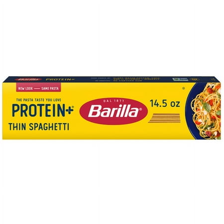 Barilla Protein Thin Spaghetti Pasta Plant Based Made from Lentils Chickpeas & Peas (Pack of 4)