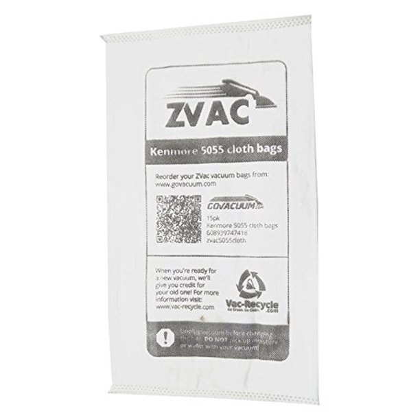 30 Pack ZVac Kenmore Style C/Q Micro Filtration Canister Cloth Vacuum