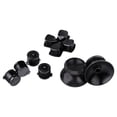 thumbnail image 3 of eXtremeRate Black Aluminum Analog Thumbsticks & Bullet Buttons & D-pad Replacements Kits Metal Buttons for ps4 Slim Pro Controller, 3 of 6