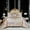 Gold2, variant on Jacquard Comforter Queen Gold Bedding Taupe Satin Sheet Set 8 Pcs Embroidery Neoclassical Floral Home Decor Soft Luxury Hotel Silky Bed in a Bag with 1 Cushion Cover