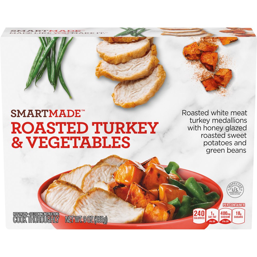Smart Made Roasted Turkey & Vegetables with Honey Glazed Sweet Potatoes