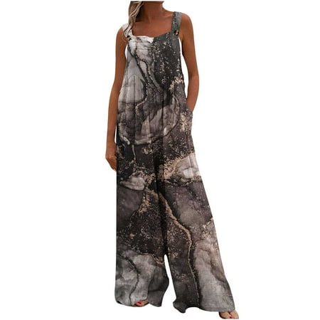 

Xihbxyly Jumpsuits for Women Overalls Women Maternity Jumpsuit Women Loose Fit Linen Overalls for Women Wide Leg Rompers Cotton Overalls with Pockets Warehouse.Deals #2