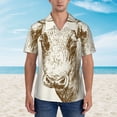 thumbnail image 2 of Susaid Cow Print Short Sleeve Shirts Button Down Casual Shirts Summer Beach Aloha Button Down Short Sleeve for Men ,Large, 2 of 7
